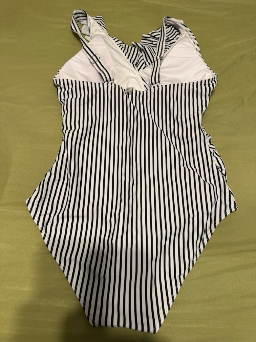 Classic Navy Stripe One-Piece Swimsuit - Women - Picture 3 of 4